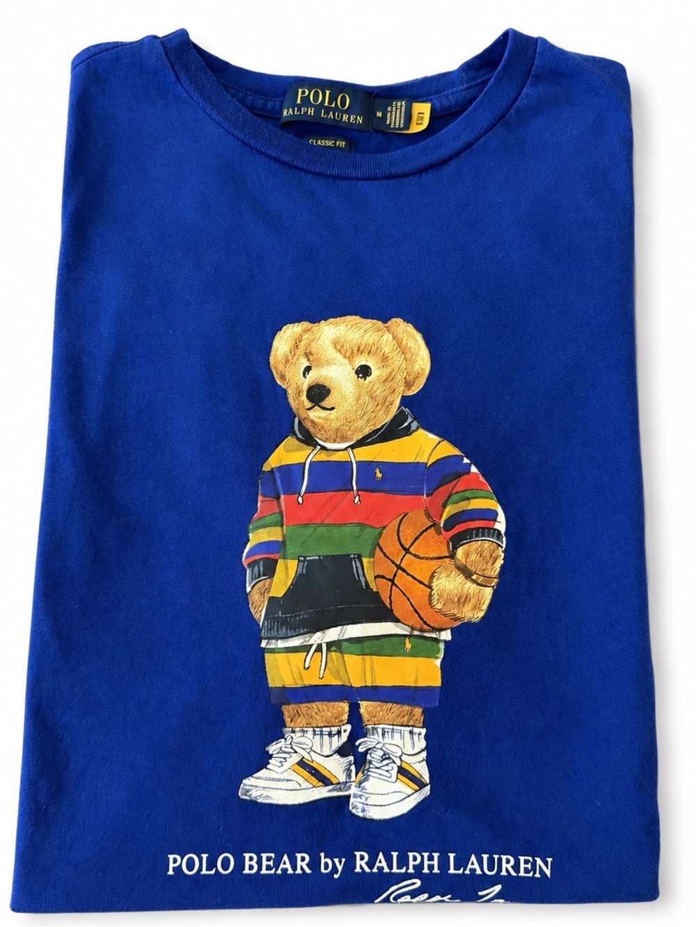 Authentic Like New Polo Ralph Lauren Classic Fit Polo Bear Jersey T-Shirt Unisex